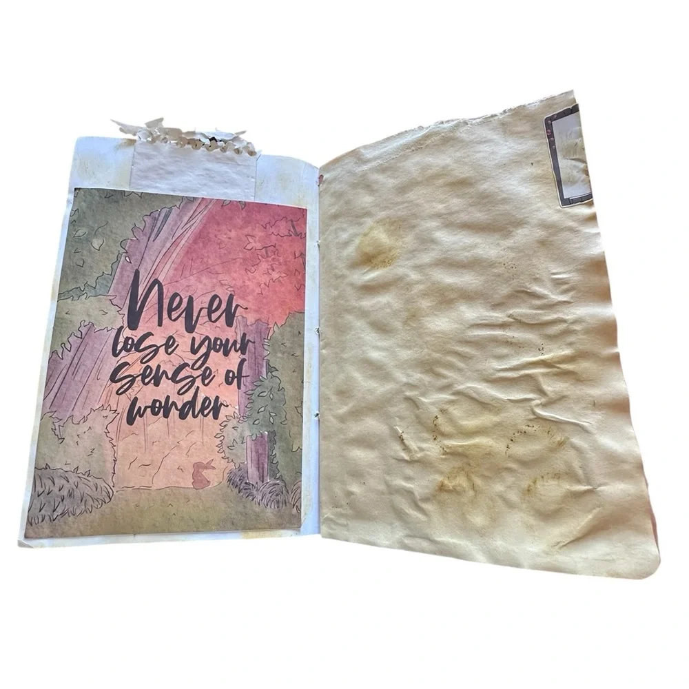 Fall Woodland Forest Themed Handmade Junk Journal